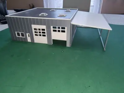 1 87 Scaled truck garage 3D print model