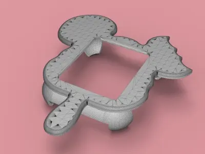 Mickey Mouse Tail Apple Watch Ears Case Cover 44mm 3D model 3D model