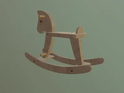 Rocking Horse 3D model