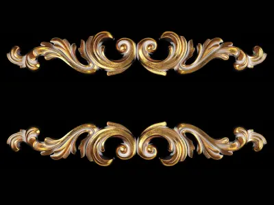 Classic carved 103 3D model
