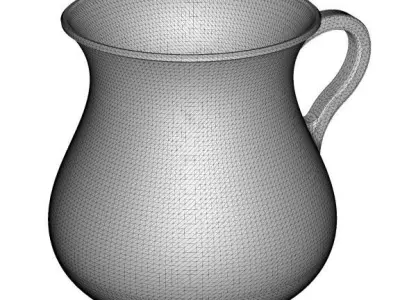 Porcelain Jug 3D model