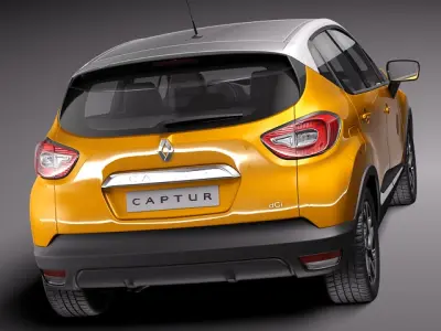 Renault Captur 2014 3D model