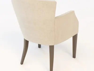 Bolier Modern Luxury Dining Chair 90016 3D model