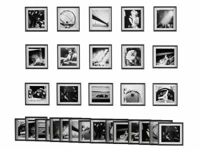 Photo Frame collection 3D model