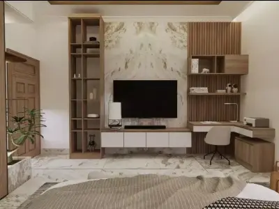 INTERIOR DESIGN BEDROOM  3D model