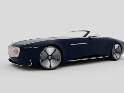 Mercedes Maybach Vision 6 Cabriolet 3D model