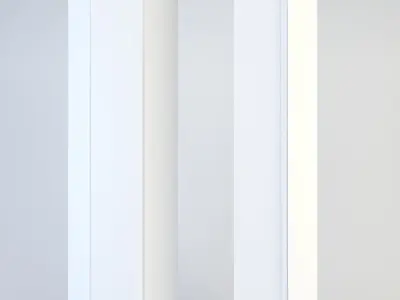 column two columns 3D model