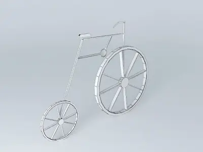 ornament decorative object bicycles Free 3D model
