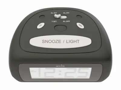 Acctim 12343 Auric Alarm Clock 3D model