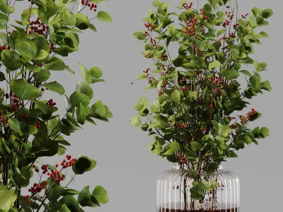 Decorative Set 228 Low-poly 3D model