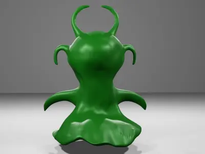 Alian charater 3D model