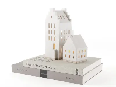 decoration set lighthouse  3D model