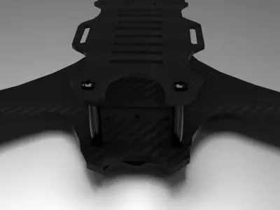 Baby tricopter frame 3D model