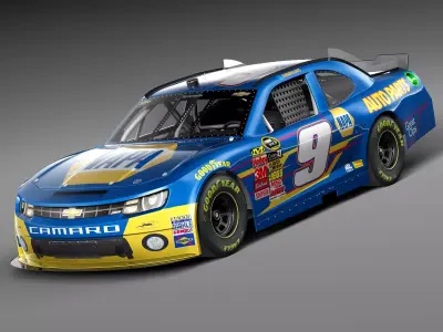 Chevrolet Camaro Nascar NAPA CG 2014 3D model
