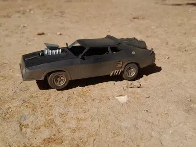 Mad Max V8 pursuit special interceptor 3D print model