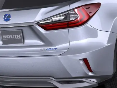 Lexus RX 450h 2016 f-type 3D model