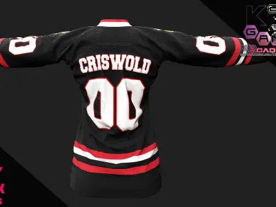 NHL Jersey 3D model
