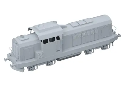 Diesel Hydraulic Locomotive 3D model