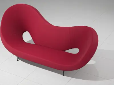 Victoria and Albert Sofa 290 UE4 Low-poly 3D model