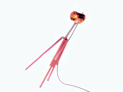 Tripod Fancy Industrial Decorative Lamp Free 3D model