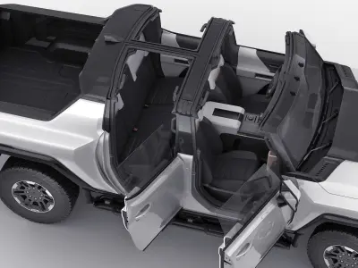 Hummer EV Electric pick-up 2022 3D model