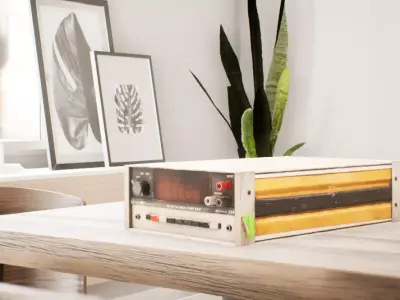 Scanned Multimeter real-time game asset Low-poly 3D model