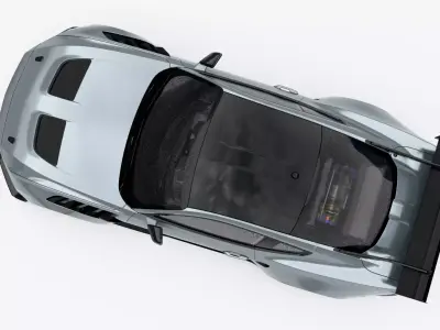 Ford Mustang GTD 2025 Low-poly 3D model purchase