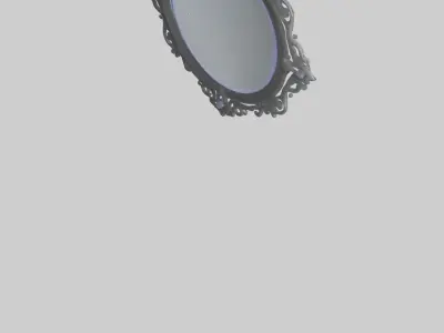 Magic Mirror model Low-poly 3D model