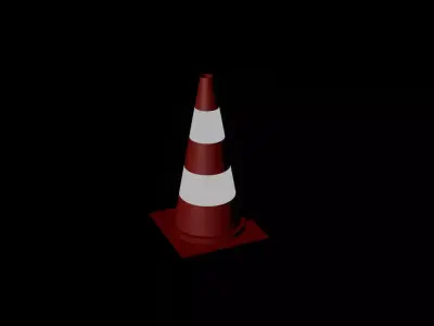 Traffic Cone 3D model from CGTrader