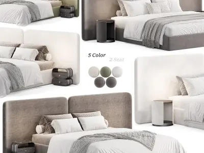 Dorris bed by Thehighwall 3D model