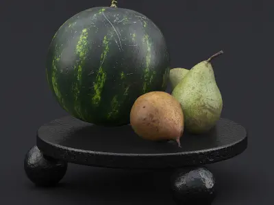 Fruit Plate I 3D model