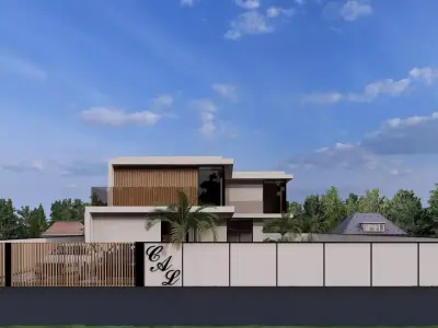 Modern Villa 3D model buy