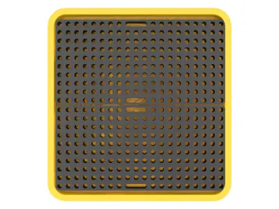 Plastic barrel pallet 3D model