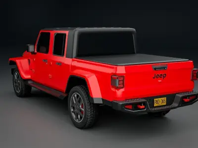 JEEP GLADIATOR Low-poly 3D model