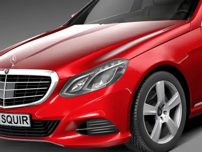 Mercedes-Benz E-class Estate 2014 3D model
