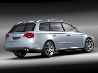 Audi A4 2005 Avant 3D model