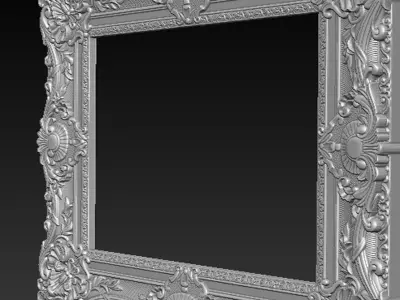Frame Relief 8 3D Model 3D print model