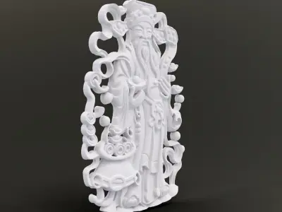 Old Trader Relief 3D print model