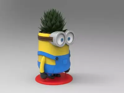 Minion Flower Pot for 3D print 3D print model