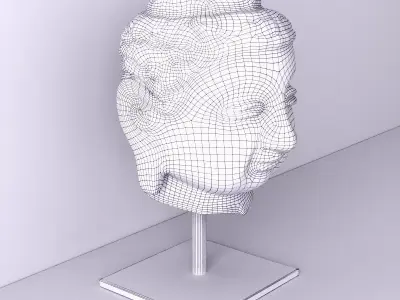 Head of Buddha 3D model