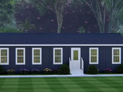 Rustic American Farmhouse Design  Traditional Country House 3D 3D model buy