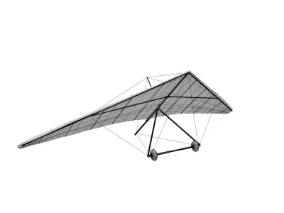 Glider Low-poly 3D model