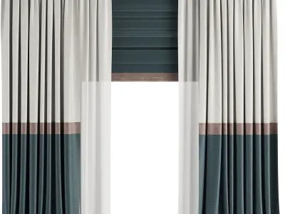 Curtain Set M49 3D model