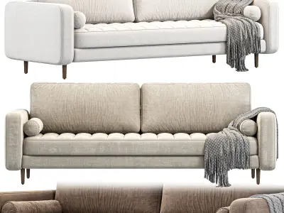 Adler Sofa By Highfashionhome 3D model
