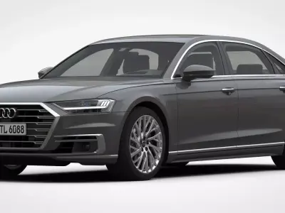 Audi A8 Long 2018 3D model