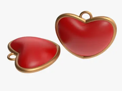 Heart Pendant 3D print model