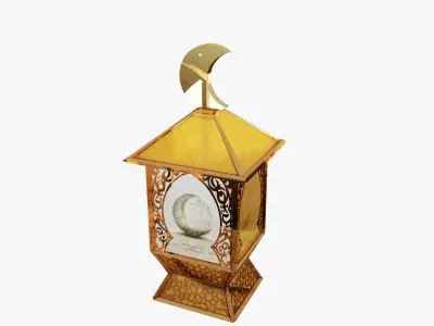F10b Ramadan lantern fanous 3D model