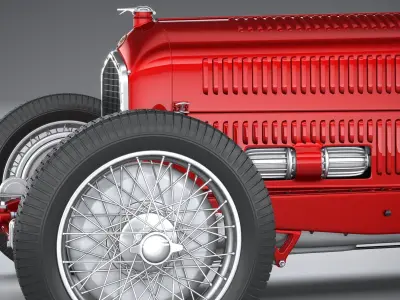 Alfa Romeo P3 1932 3D model