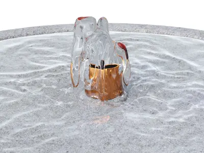 M-Series Bevel Fountain 3D model