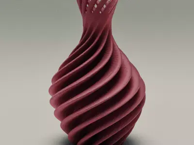 Printable Vase - Flower Pot 3D print model